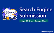 200+ Top & Free Search Engine Submission Sites List - Web Marketing Tools
