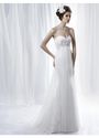 New Arrival Vogue Sweetheart Chapel Train Sheath/Column Bridal Wedding Dress