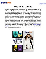 Dog Food Online