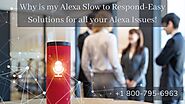 Alexa Slow to Respond Troubleshoot Now 1-8007956936 Echo Dot Slow to Respond