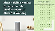 Anytime Alexa Helpline Number 1-8007956963 Get Round The Clock Assistance