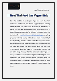 Best Thai food Las Vegas Strip