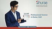 Website at https://www.shuraa.in/professional-license-dubai-uae/