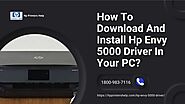 Install Hp Envy 5000 Driver 1-8009837116 Hp Envy 5000 Series Driver Help -Call Now