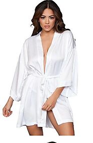 Shop an elegant yet sexy Sheer Marabou Robe & Feel That Feminine Touch