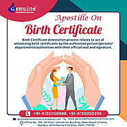 Apostille On Birth Certificate Attestation