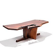 George Nakashima walnut minguren coffee table