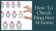 Ring Size Guide/Chart - Perfect Measure Ring Size at Home