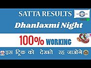 Dhanlaxmi Night Matka Result, Guessing, Chart, Special OTC Today
