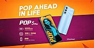 Tecno Pop 5 Pro - Smartphone with Helio A22 and Long Lasting Battery