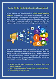 Hire social media marketing company in Auckland