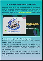 top social media marketing companies in Auckland