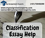 Classification Essay Example