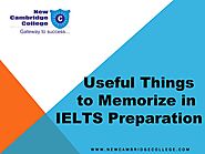 Useful Things to Memorize in IELTS Preparation