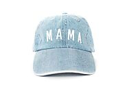 Custom Denim Mama Hat. Buy Customize Premium Baseball Hat Online at Rey To Z. - Rey to Z