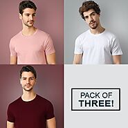 Shop Stylish Basic T shirts for Men Online at Beyoung