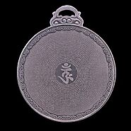 Shurangama Sutra: This Medallion is Made of 990 Silver - Mantrapiece