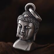 Buddha Chain Pendant: with 999 Silver Chain Necklace - Mantrapiece.com