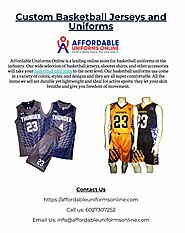 Custom Basketball Jerseys and Uniforms | Piktochart Visual Editor