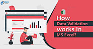 Data Validation in Excel - DataFlair