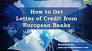 How to Apply Letter of Credit from Rated Banks