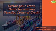 Standby Letter of Credit – SBLC for Imports and Exports
