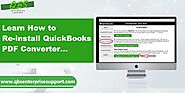QuickBooks PDF Converter - Steps to Install, Reinstall & Delete