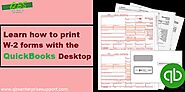Printing W-2 Forms with the QuickBooks Desktop (Updated Guide)