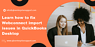 How to Fix Web Connect Import Issues in QuickBooks Desktop?