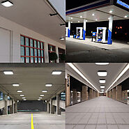 LED parking garage canopy light