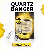 Top Quality Quartz Banger, Quartz Nail for Both Male & Female (All Sizes) - Honeybee Herb
