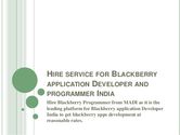 blackberry application developers india