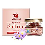 Vedapure Natural & Pure A++ Grade Spanish Saffron/Kesar Threads