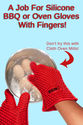 Silicone Oven Gloves With Fingers - Safe, Hygenic and Effective in The Kitchen