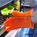 Silicone Oven Gloves With Fingers - Safe and Hygienic