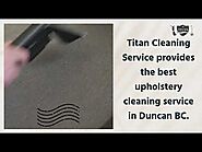 Professional Upholstery Cleaning in Duncan BC