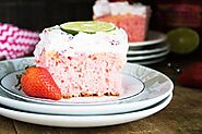 Party-favorite Strawberry Margarita Poke Cake