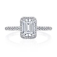 Emerald Cut Diamond Engagement Rings | Tacori