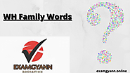 WH Family Words - WH Family words in Hindi meaning