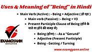 Uses & Meaning of Being in Hindi