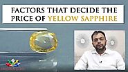 Factors that decide price of Natural Yellow Sapphire (Pukhraj) Gemstone || Brahma Gems