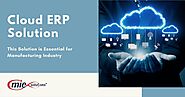 Cloud Based ERP for Manufacturing