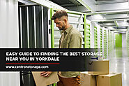 Easy Guide to Finding the Best Storage Near You in Yorkdale | Centron Self Storage Unit