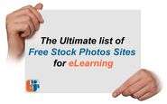 The Ultimate list of Free Stock Photos Sites for eLearning - eLearning Industry