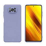 Bakeey for poco x3 pro nfc case smooth shockproof with lens protector soft liquid silicone