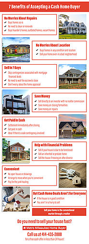 Benefits of Accepting Cash for Homes | Metro Milwaukee Home Buyer