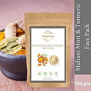 Herbal Fiesta Face Pack of Multani Mitti and Turmeric Powder