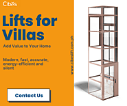 Cibes Limited Series: Lifts for Villas | Premium Domestic Elevators