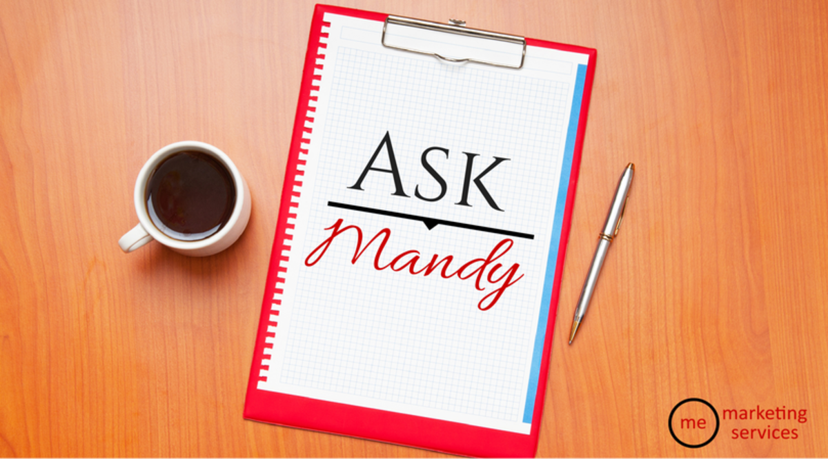 Headline for Ask Mandy Q&A - Your Social Media Marketing Questions Answered!