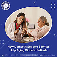 Caring for Seniors with Diabetes: How Domestic Support Services Can Help